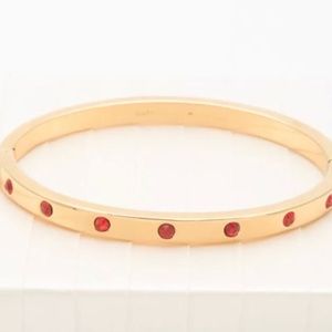 Kate Spade • Set In Stone Bangle • Red
